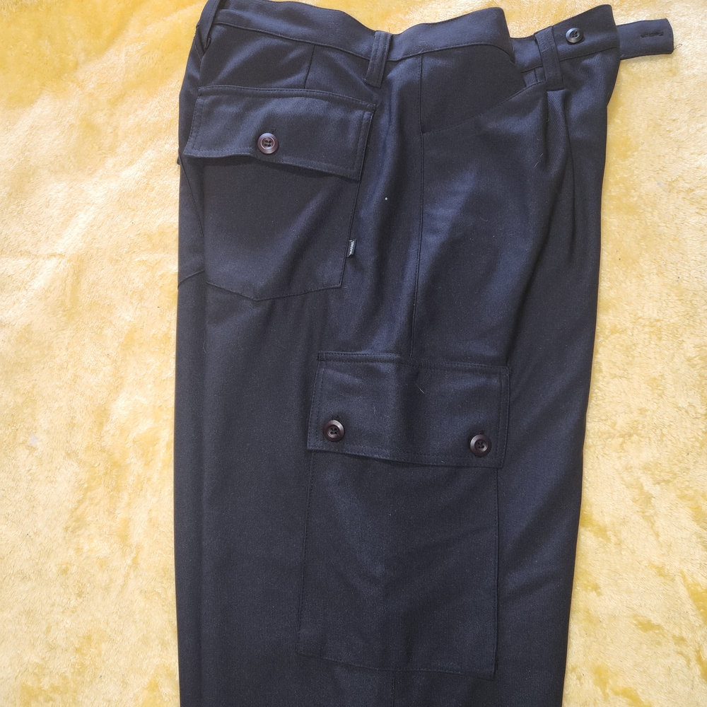 BC ETHIC VINTAGE Men's Classic Black Cargo Pants Size 36.